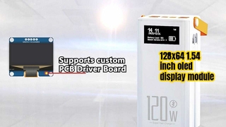 128*64 1.54 ইঞ্চি OLED ডিসপ্লে মডিউল