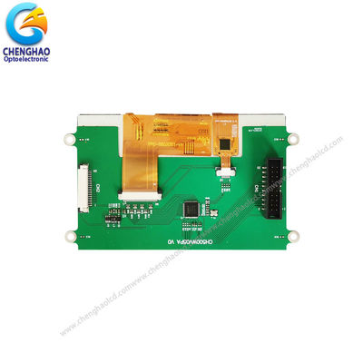 WVGA Small LCD Touch Screen Module 5.0 Inch IPS 800*480 900 Nits 40pin SPI