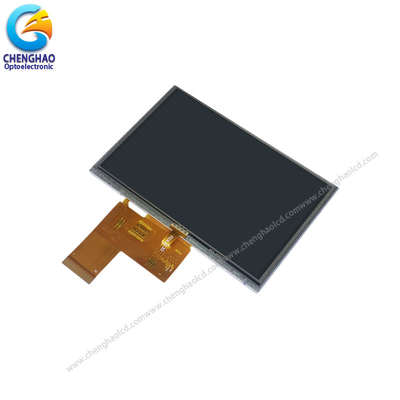 40 Pin Lcd Screen 5 Inch 800*480 Resolution Small LCD Touch Screen