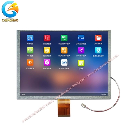 Custom 10.4 Inch Display 60 Pins FPC 800*480 Pixles With RGB Interface