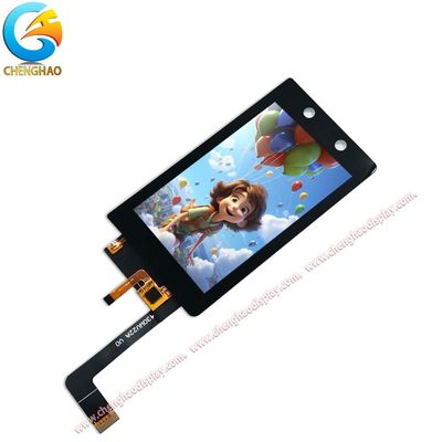 ST7701 Driver IC 500 Cd/M2 4.3 Inch IPS TFT LCD Display For Touch Panel Applications