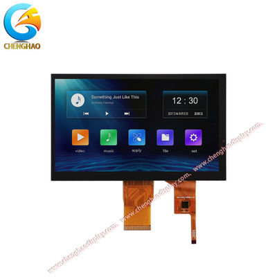 7-Inch Capacitive Touch LCD Screen Resolution 1024x600 Display for FPC Pin Number 50pins