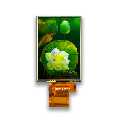 MCU Transmissive 240x320 Lcd Touch Display Module 280cd/m2 6 O'Clock
