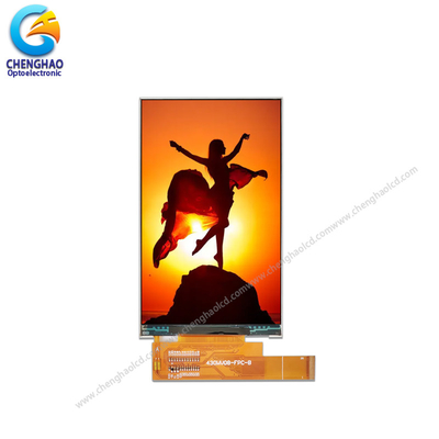 480x800 ছোট এলসিডি ডিসপ্লে মডিউল 35 পিন এফপিসি 4.3 ′′ ডাব্লুভিজিএ এলসিডি মডিউল টিএফটি