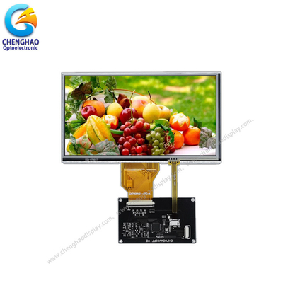টচ স্ক্রিন 7 ইঞ্চি 800 * 480 LCD ডিসপ্লে মডিউল প্রতিরোধী টাচ প্যানেল সহ
