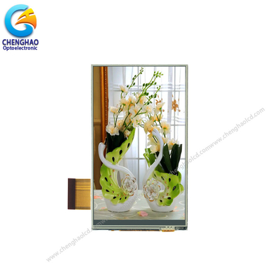 এসপিআই আরজিবি মাল্টি ইন্টারফেস ছোট এলসিডি টাচ স্ক্রিন 5 ইঞ্চি 480 * 854 রেজোলিউশন 45 পিন