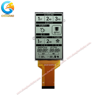 12 O'clock Vieiwng Angle Monochrome LCD Panel With FPC Connector 150 Cd/M2 উজ্জ্বলতা