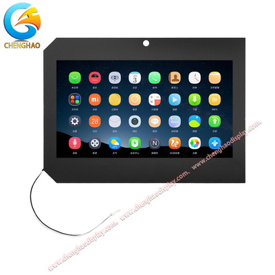 30 পিন টিএফটি এলসিডি ডিসপ্লে 1280x720 8 ইঞ্চি 0.7 মিমি টাচ গ্লাস কভার সহ