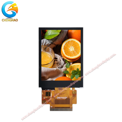 2.8 ইঞ্চি আইপিএস এলসিডি ডিসপ্লে মডিউল টিএফটি এলসিডি ক্যাপাসিটিভ টাচস্ক্রিন প্রশস্ত তাপমাত্রা পরিসীমা টেকসই নকশা