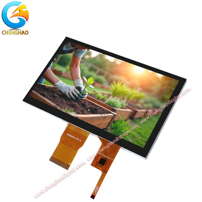 OEM 7 ইঞ্চি টাচ স্ক্রিন RGB 1024*600 আইপিএস টিএফটি এলসিডি স্ক্রিন প্যানেল