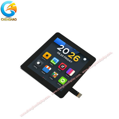 480x480 বর্গাকার এলসিডি টাচ স্ক্রিন ডিসপ্লে 4 ইঞ্চি আইপিএস টিএফটি 86 বক্সের জন্য