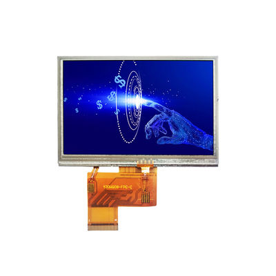 250nit 480x272 প্রতিরোধী এলসিডি ডিসপ্লে মডিউল আরজিবি 40 পিন 4.3 ইঞ্চি