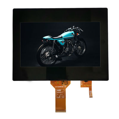 FPC 850cd/M2 টিএফটি এলসিডি ক্যাপাসিটিভ টাচস্ক্রিন 800x480 হোয়াইট এলইডি ব্যাকলাইট