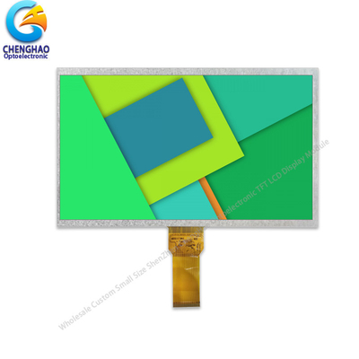 10.1 ইঞ্চি ছোট রঙের এলসিডি ডিসপ্লে 1024x600 50 পিন আরজিবি টিএফটি এলসিডি মডিউল