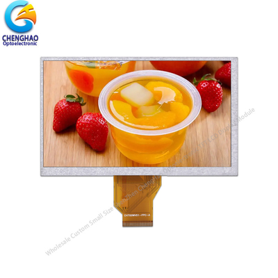 আরজিবি এলসিডি স্ক্রিন ডিসপ্লে মডিউল 800x480 ডটস 7 ইঞ্চি টিএফটি 260 নিট